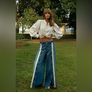 We The Free Blue Denim Jeans